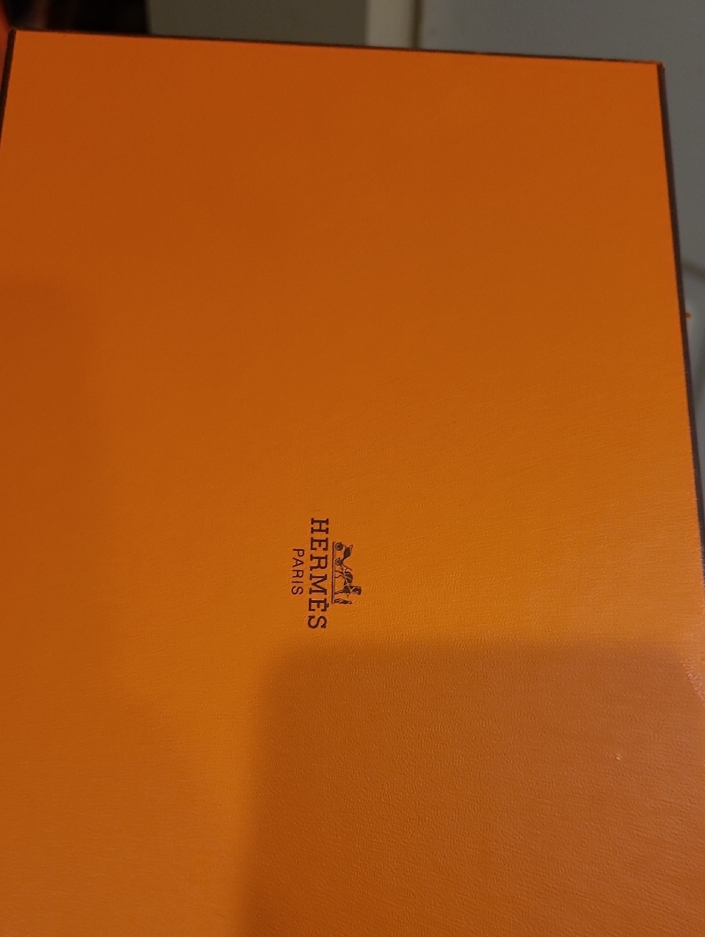 Hermes Light Blue Denim Oran Slide Mules - Picture 8 of 8